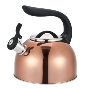 3 L Gold Steal Tea Kettle - Image 1