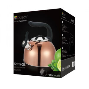 3 L Gold Steal Tea Kettle - Image 3